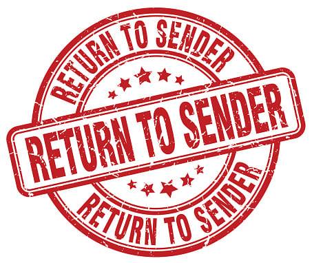 Return to sender